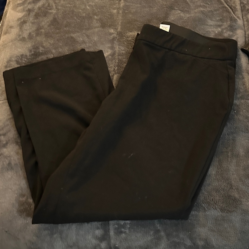 croft & barrow Black Women's Stretch Pull-On Pants